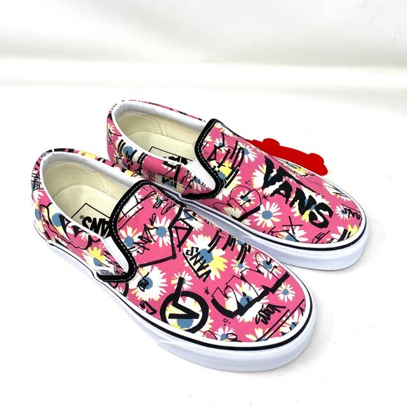 💖MEGA SALE💖VANS Classic Slip-On Vans Crew Floral Canvas  Women's  VN0A4BV31IY - Picture 2 of 9